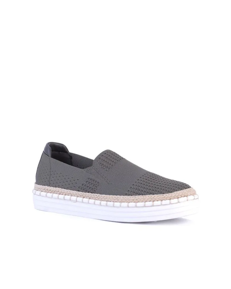 Verali Queen Stretch Knit Espadrille Flat Mules