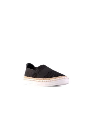Verali Queen Stretch Knit Espadrille Flat Mules