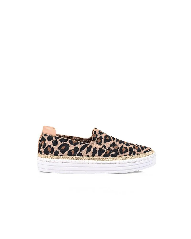 Verali Queen Stretch Knit Espadrille Flat Mules