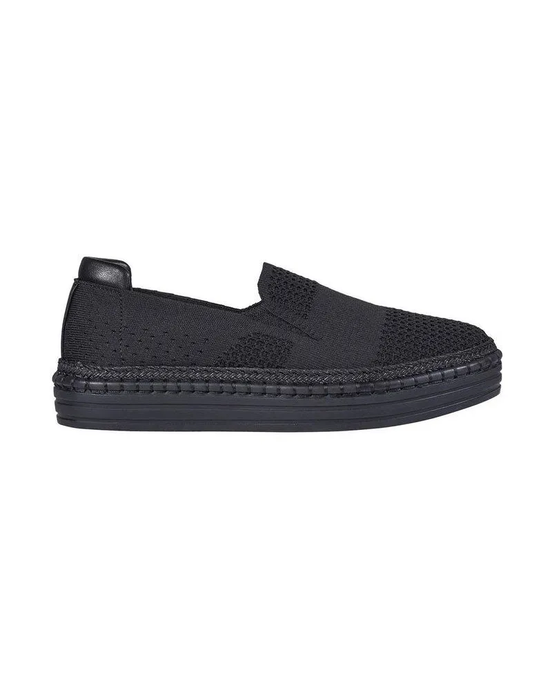 Verali Queen Stretch Knit Espadrille Flat Mules