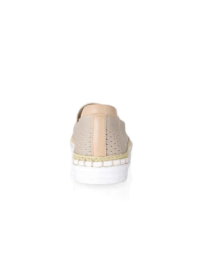 Verali Queen Stretch Knit Espadrille Flat Mules