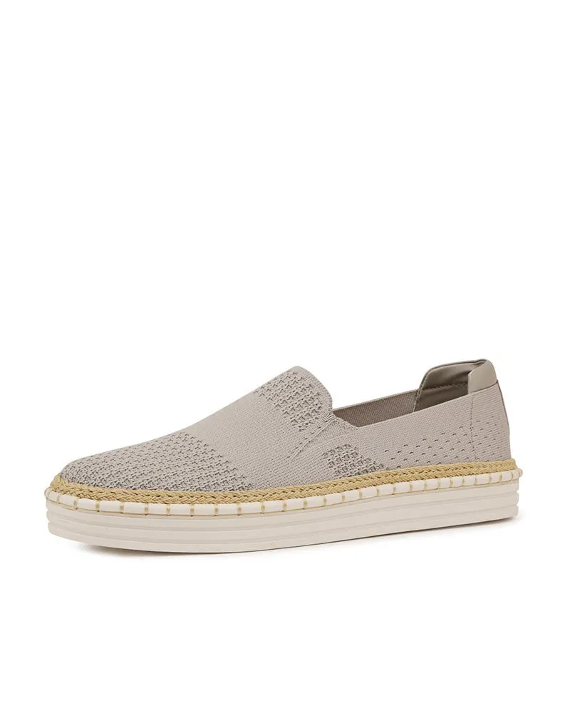 Verali Queen Stretch Knit Espadrille Flat Mules