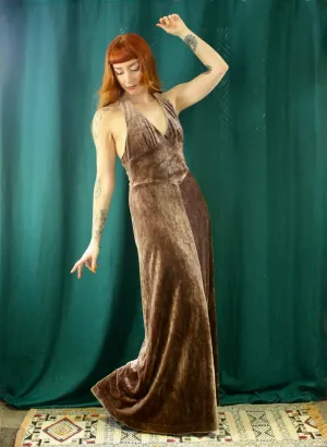 Vintage 60s Mary Quant Velvet Dress