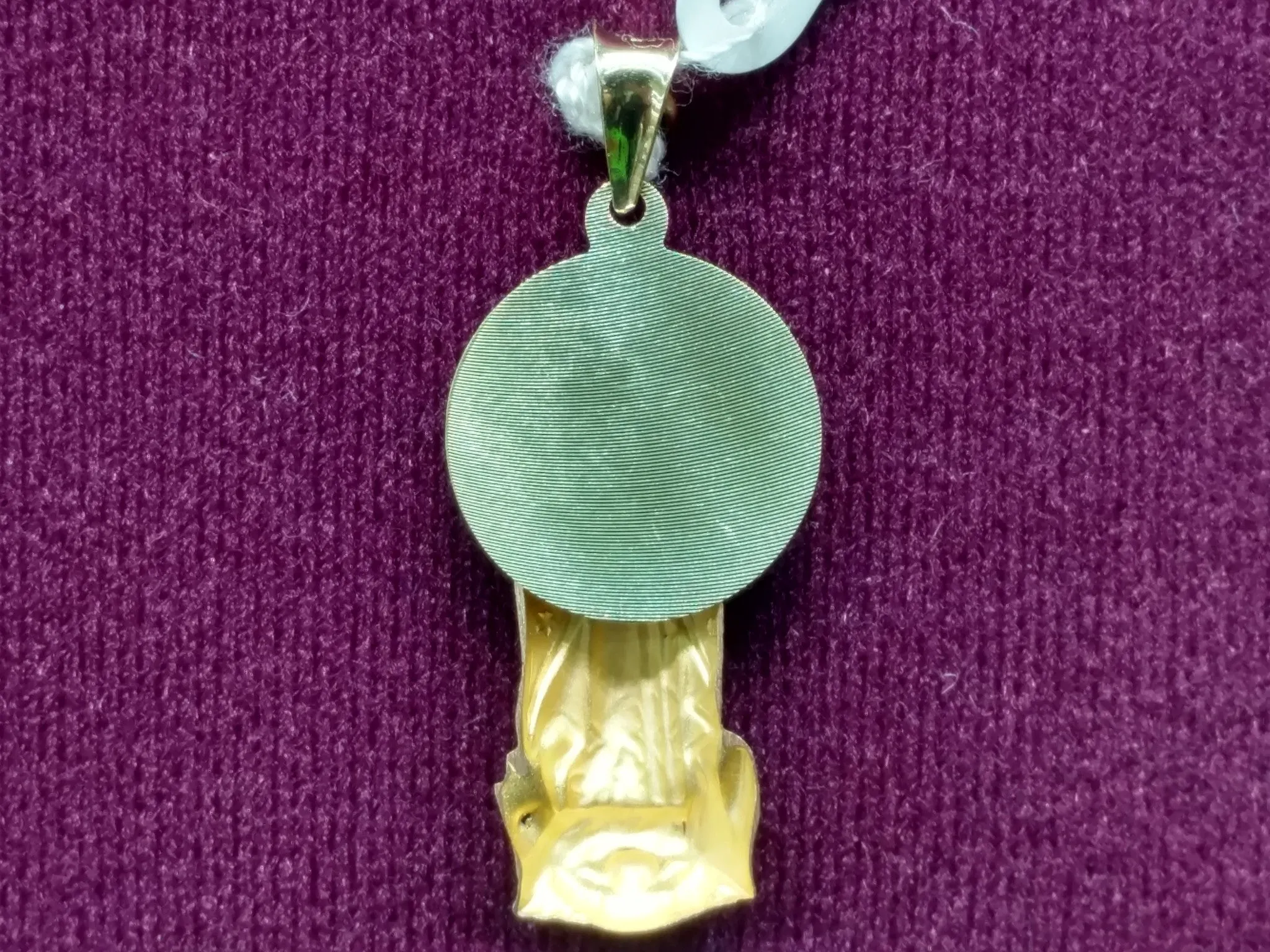 Virgin Mary Pendant Tricolor (14K)
