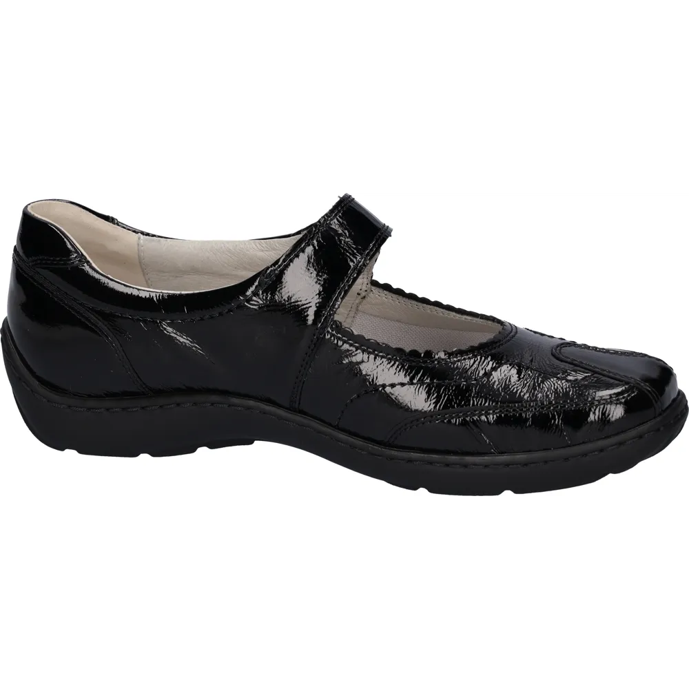 Waldlaufer Henni (Sunstar) Black Patent Shoes