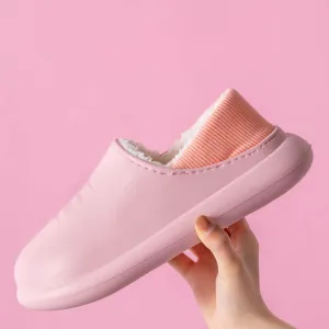 Winter Soft Plush Indoor Home Slippers