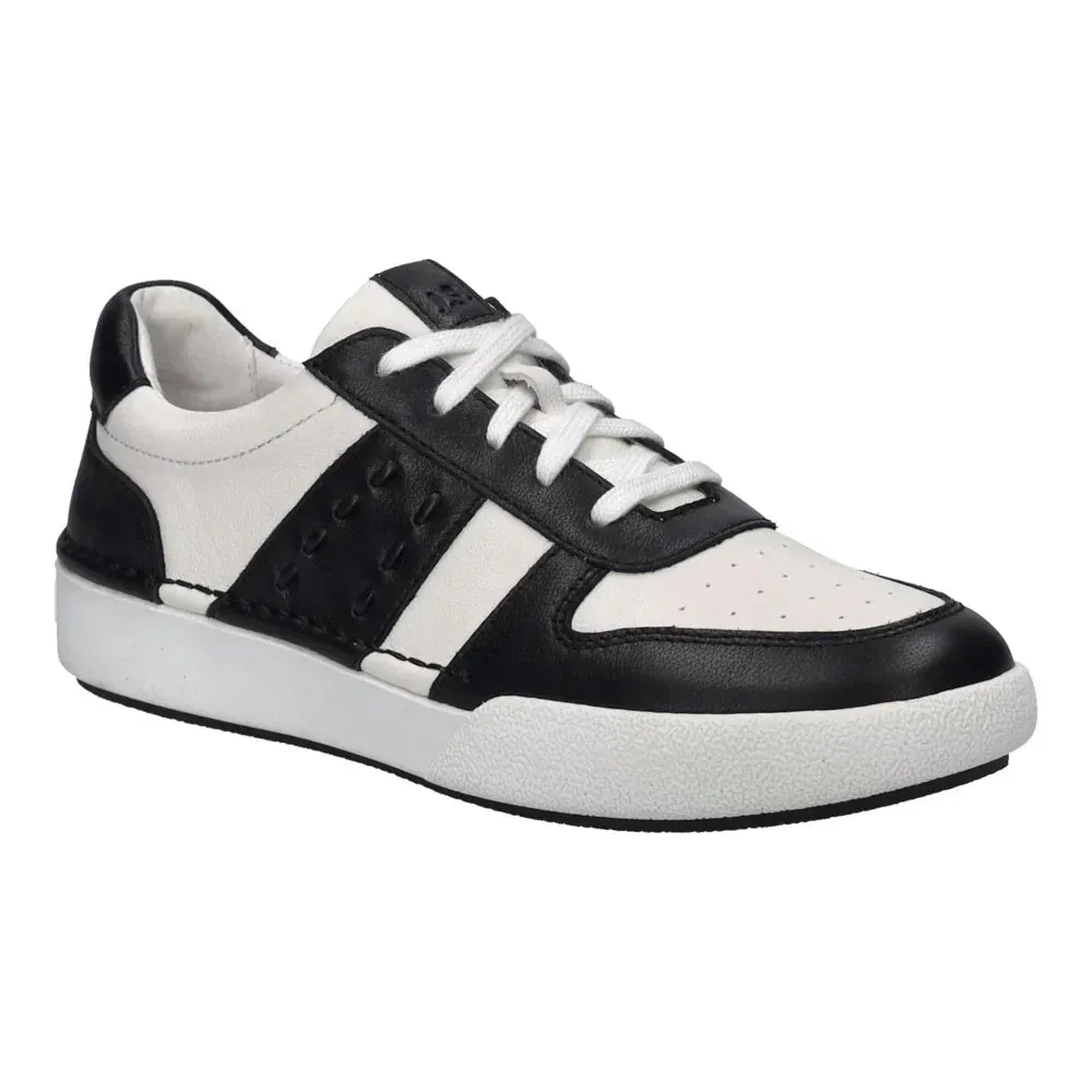 WOMEN'S JOSEF SEIBEL CLAIRE 27 | BLACK / WHITE LEATHER