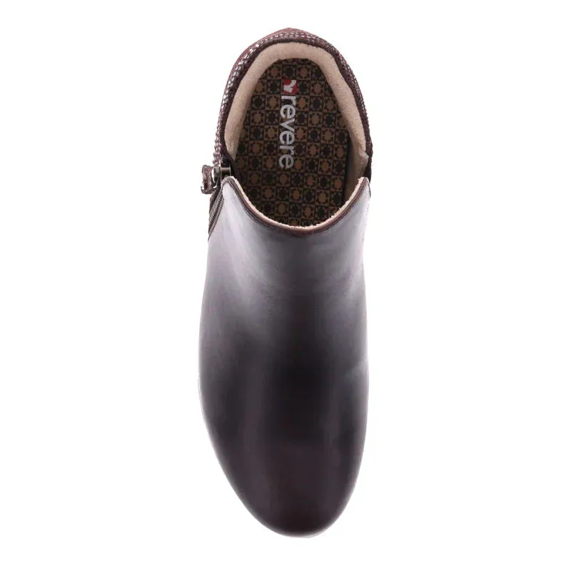 WOMEN'S REVERE DAMASCUS BOOT | ESPRESSO FRENCH / LIZARD