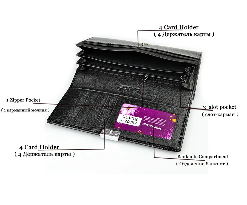 Women's Wallet  Clutch Long Multifunctional