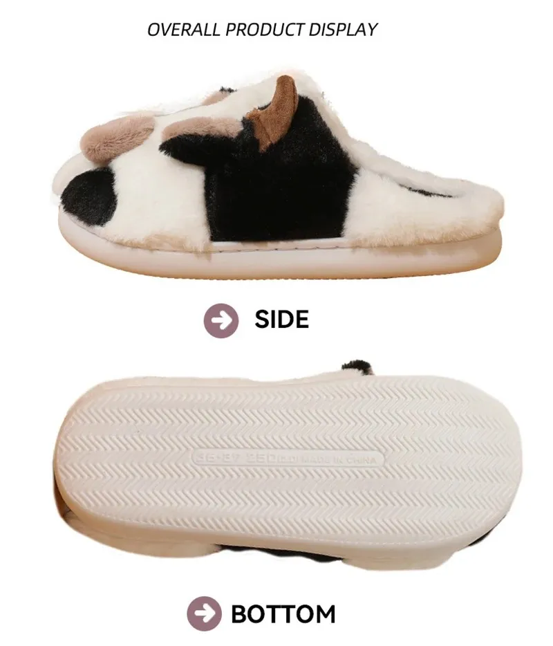 Woolen Cotton Slippers for Women