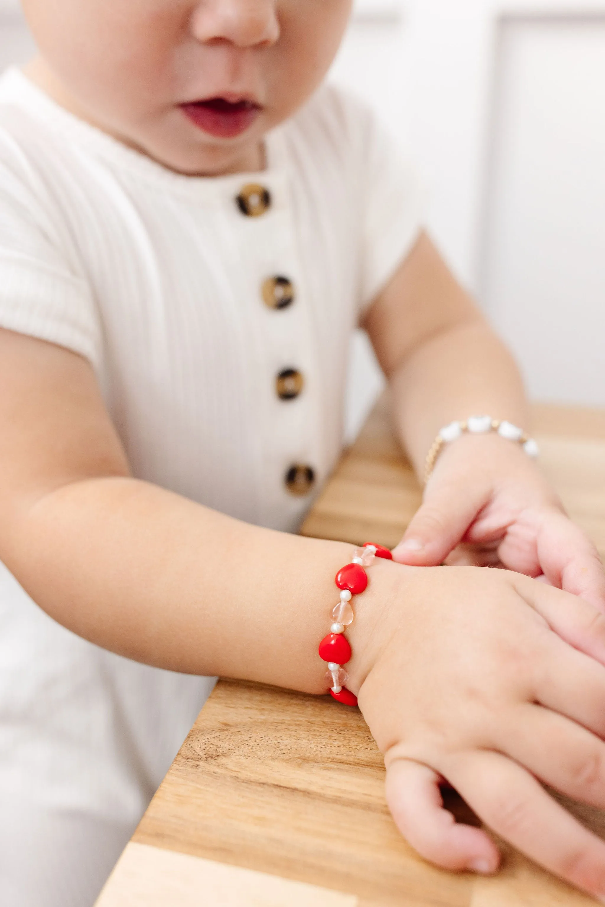 XOXO Mom   Mini Bracelet Set (4MM   6MM Beads)