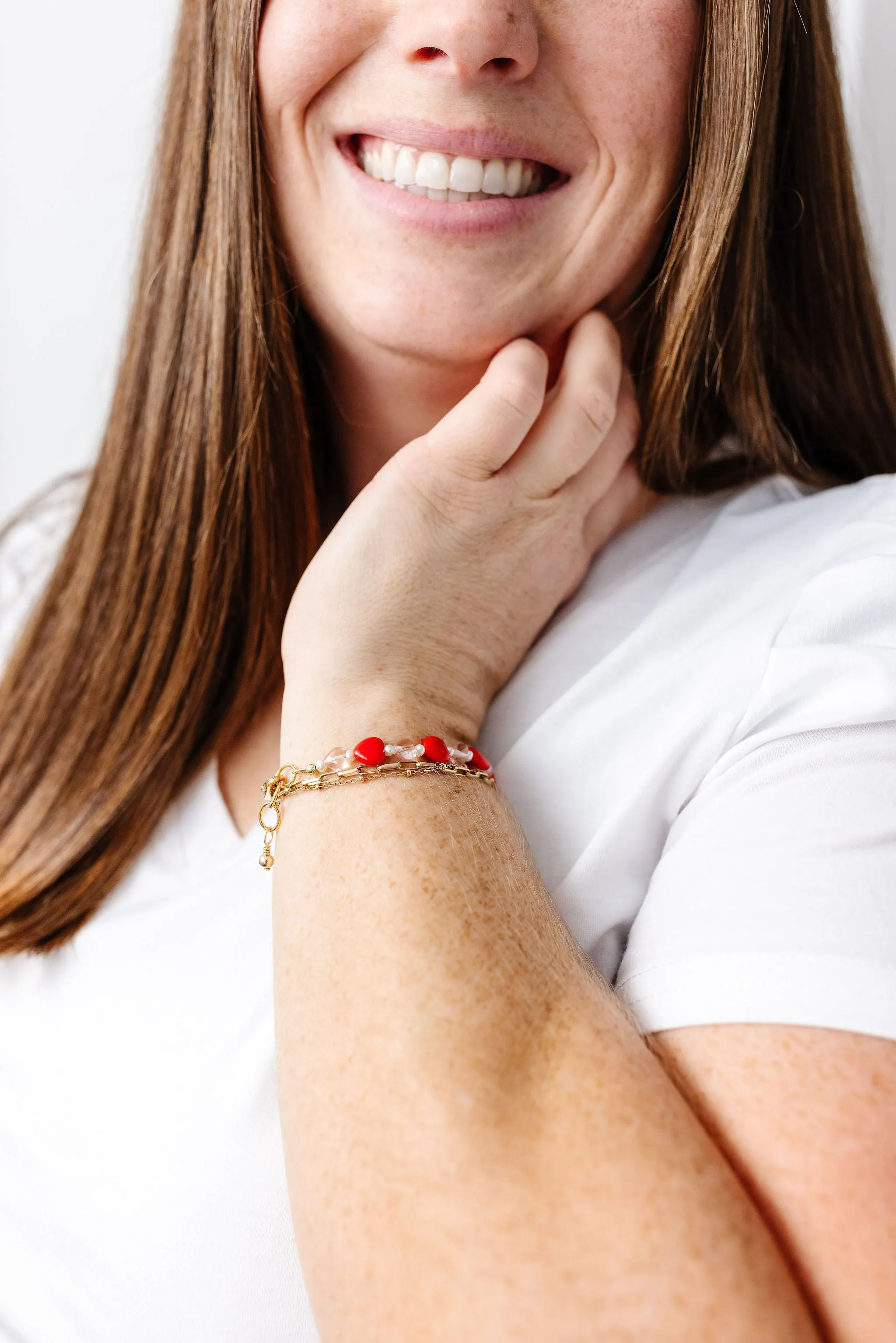 XOXO Mom   Mini Bracelet Set (4MM   6MM Beads)
