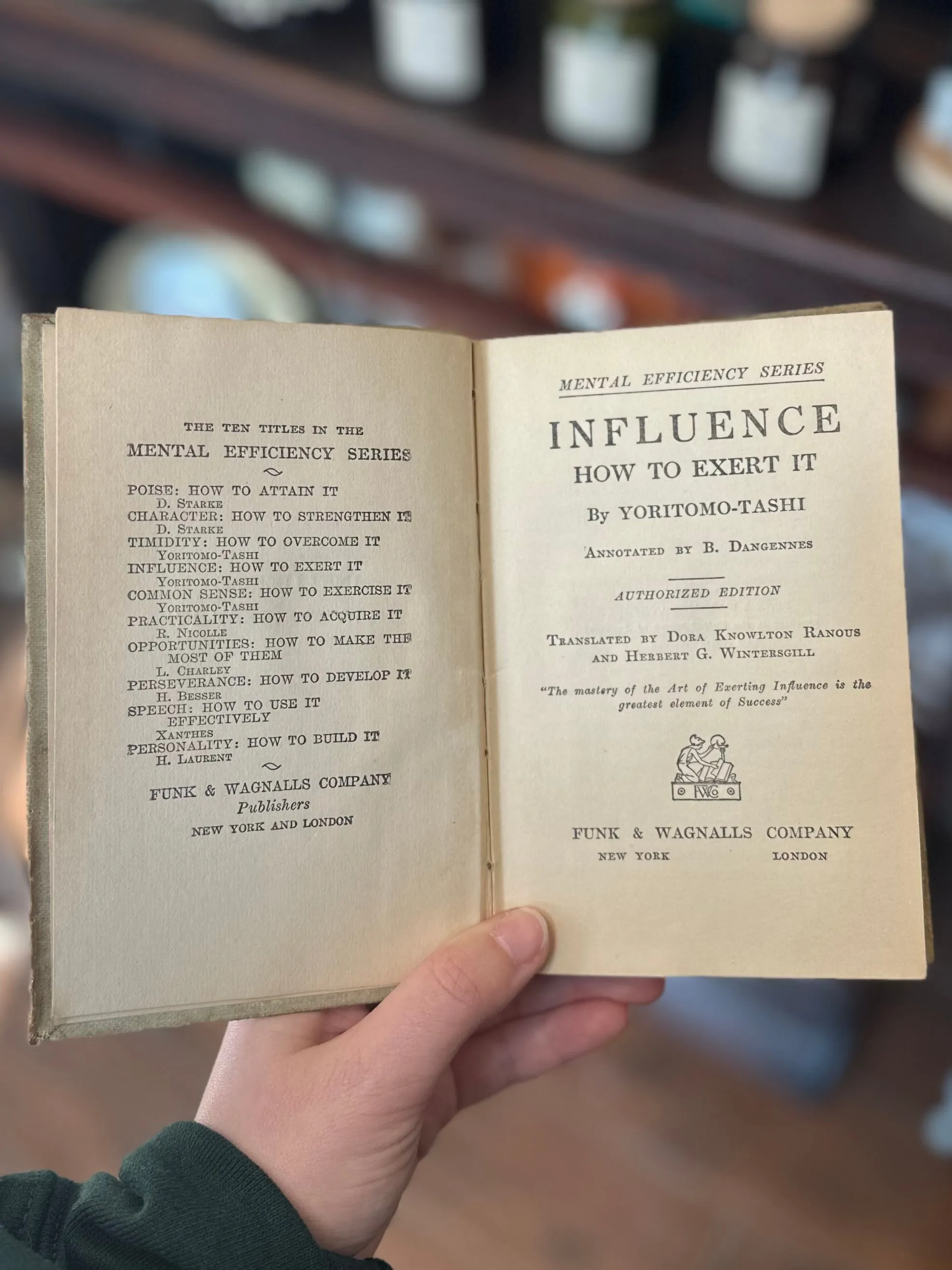 You Pick! Antique 1915 Hardcover Book from Mental Efficiency Series | Character, Common Sense, Poise, Practicality, Personality, & More