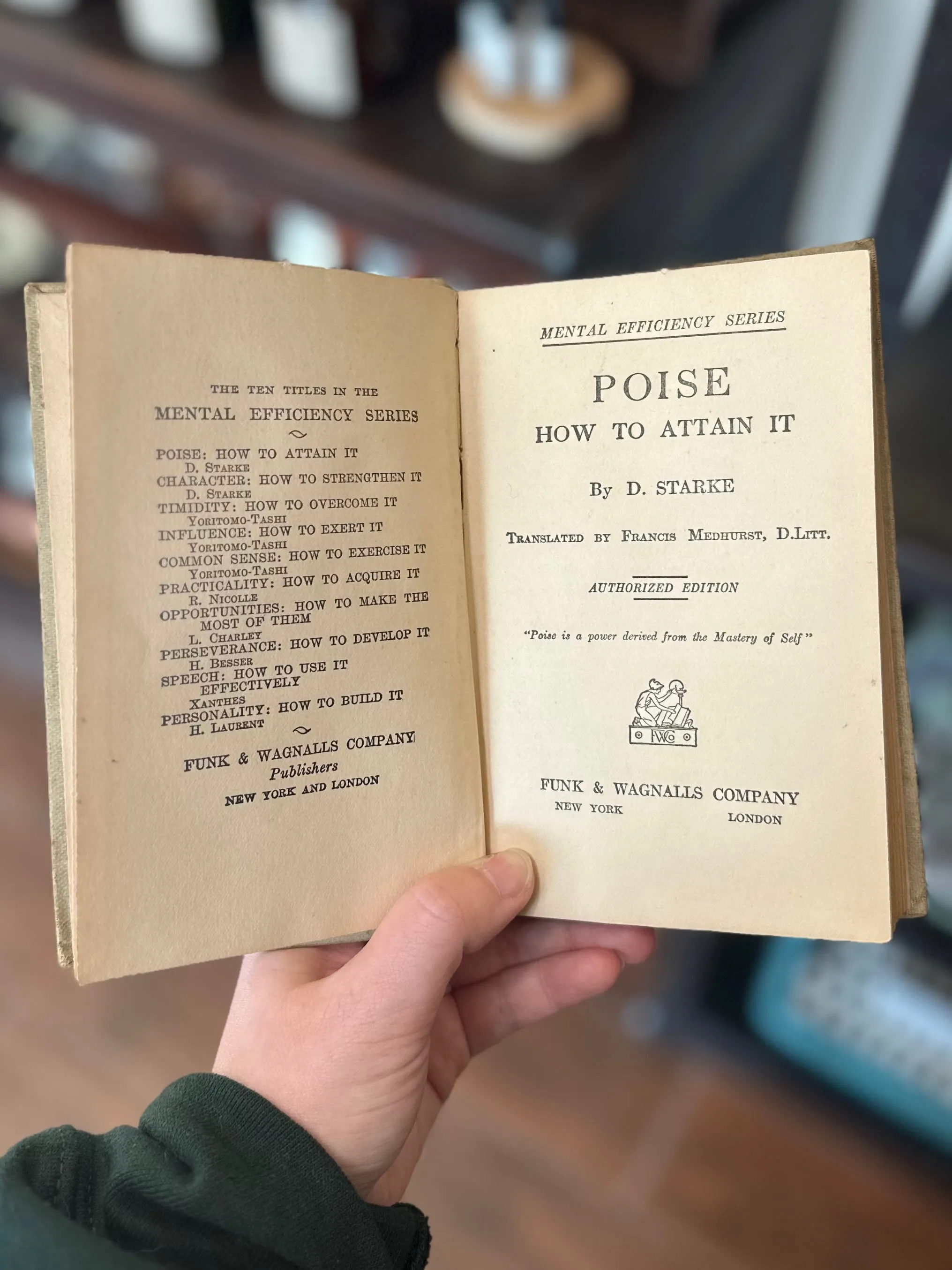 You Pick! Antique 1915 Hardcover Book from Mental Efficiency Series | Character, Common Sense, Poise, Practicality, Personality, & More