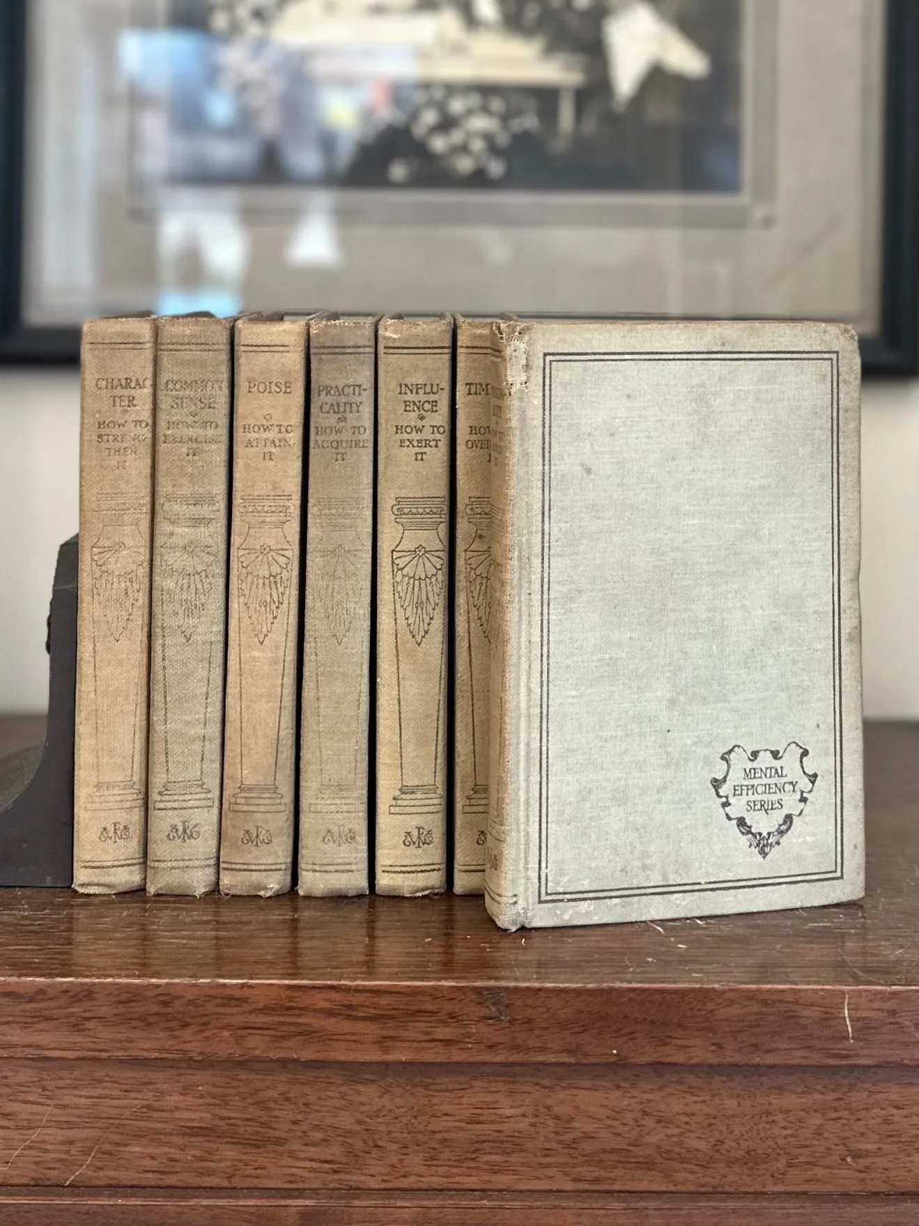 You Pick! Antique 1915 Hardcover Book from Mental Efficiency Series | Character, Common Sense, Poise, Practicality, Personality, & More