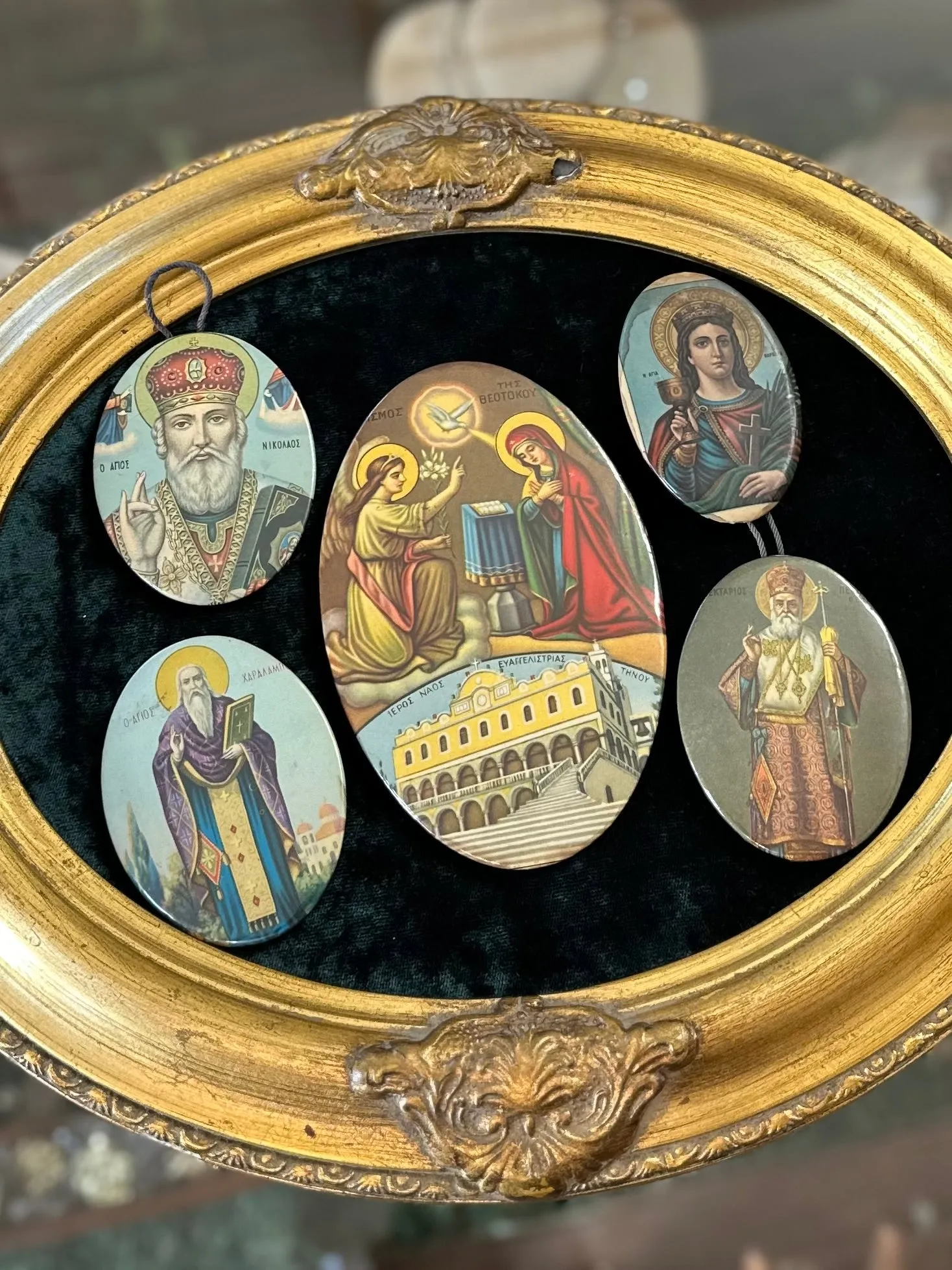 You Pick! Assorted Religious Greek Orthodox Celluloid Lithographs of Saints & Icons