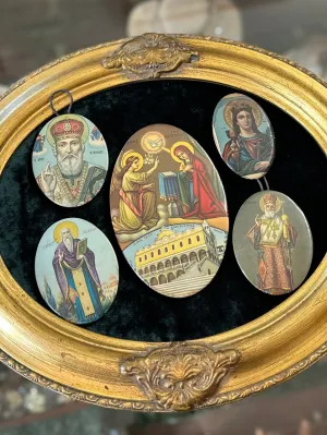 You Pick! Assorted Religious Greek Orthodox Celluloid Lithographs of Saints & Icons